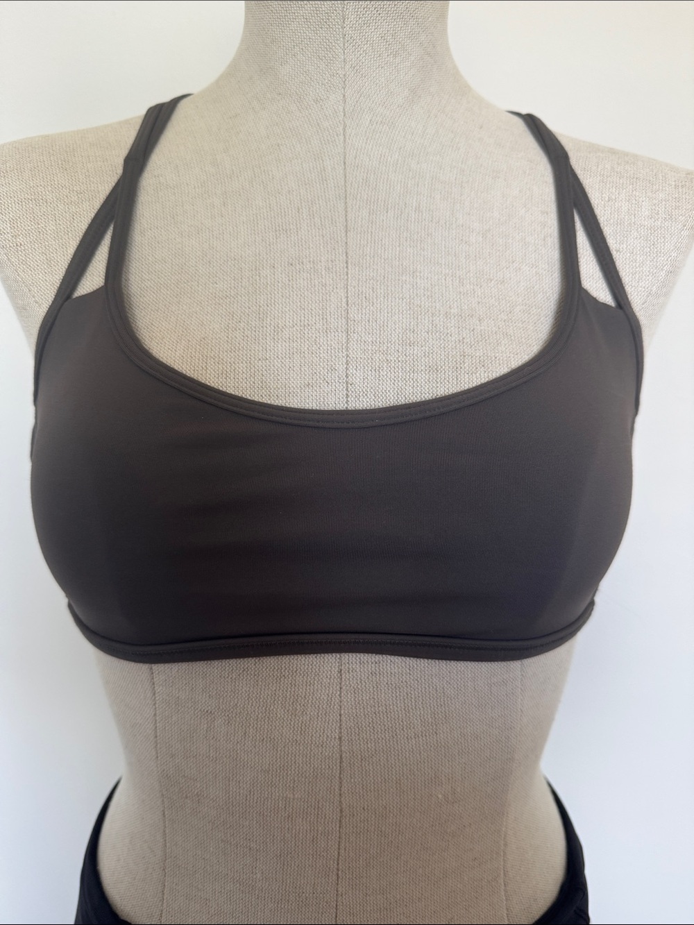 lululemon athletica Double-Strap Scoop Sports Bralette - Charcoal